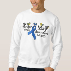 May Warbler Neck Awareness Month Men's Basic Sweatshirt