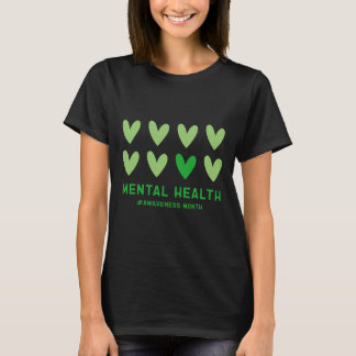 May We Wear Green Mental Health Awareness Month  T-Shirt