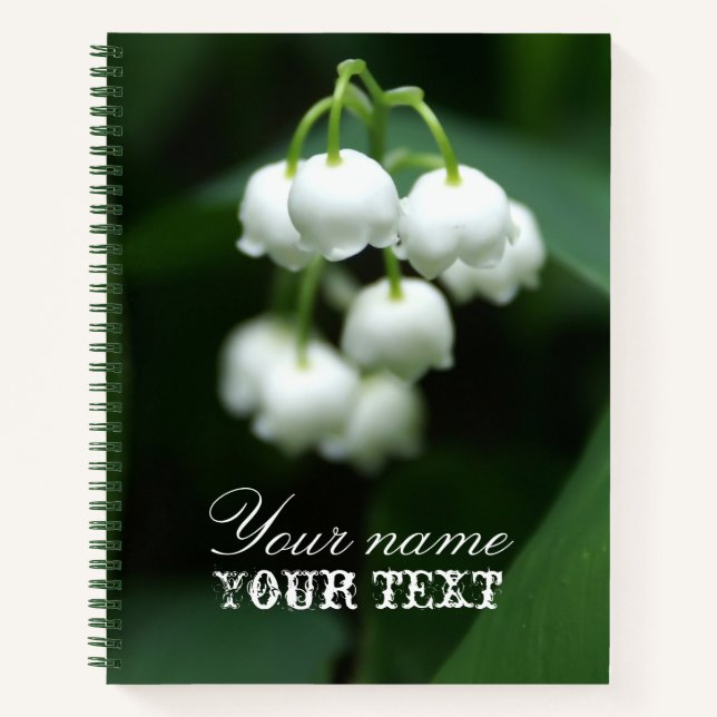 May white lilies notebook (Front)