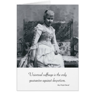 May Wright Sewall-Mothers & Politics