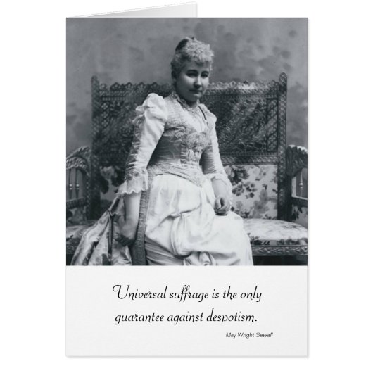 May Wright Sewall-Mothers & Politics (Front)