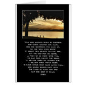 May You Always Walk In Sunshine Prayer (Front)