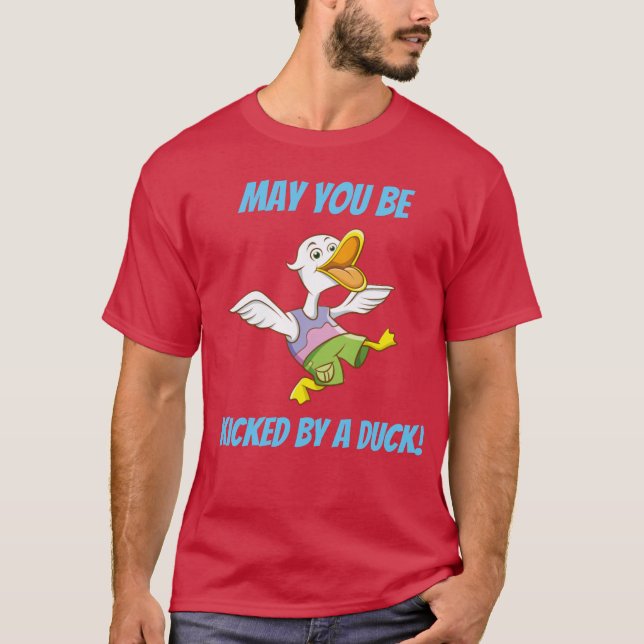 May You be Kicked by Duck! Ukrainian Shirt (Front)