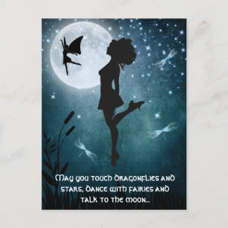 May You Dance with Fairies Irish Dance Hard Shoe Postcard