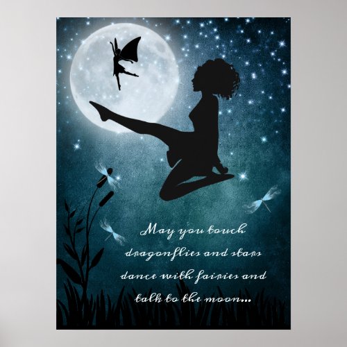 May You Dance with Fairies Irish Dance Soft Shoe Poster