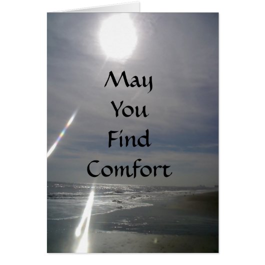 MAY YOU FIND COMFORT CARDS (Front)