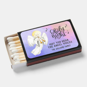 May You Hear the Angel Voices Christmas Matchboxes