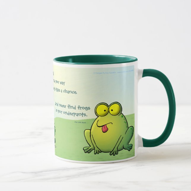 May You Never Find Frogs In Your Underpants Mug (Right)