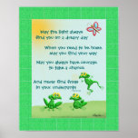 May You Never Find Frogs In Your Underpants Poster at Zazzle
