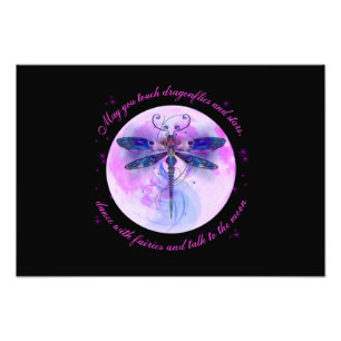 May You Touch Dragonflies And Stars Photo Print