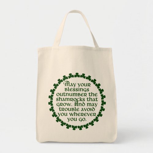 May your blessings outnumber the shamrocks Irish Tote Bag