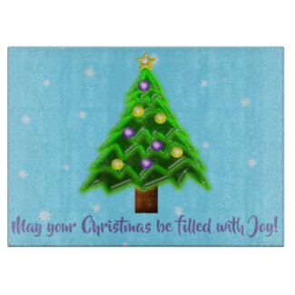 May your Christmas be filled with Joy! Cutting Board