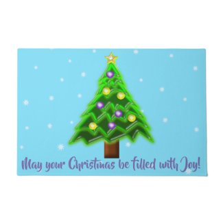 May your Christmas be filled with Joy! Doormat