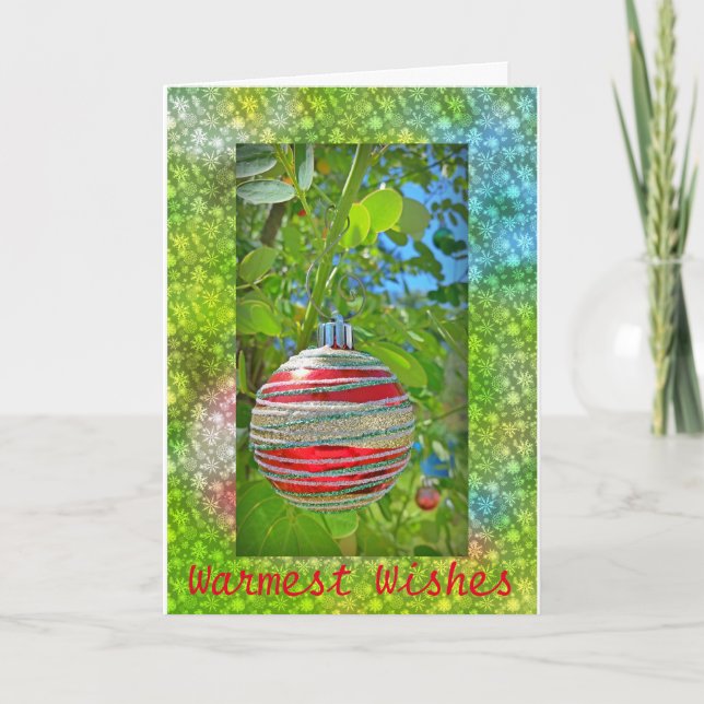 May Your Christmas Be Merry & Bright greeting card (Front)