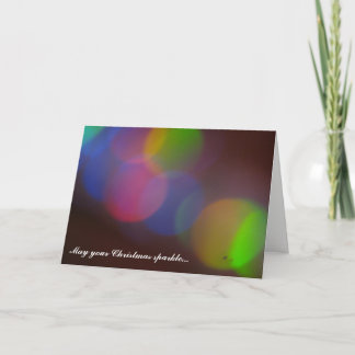 May Your Christmas Sparkle... Christmas Card