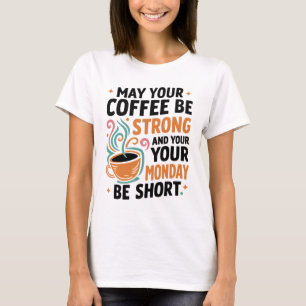 May Your Coffee Be Strong - Coffee T-shirt Gift