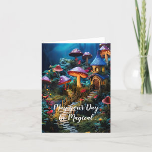 May your Day be Magical - Fairy Garden Card