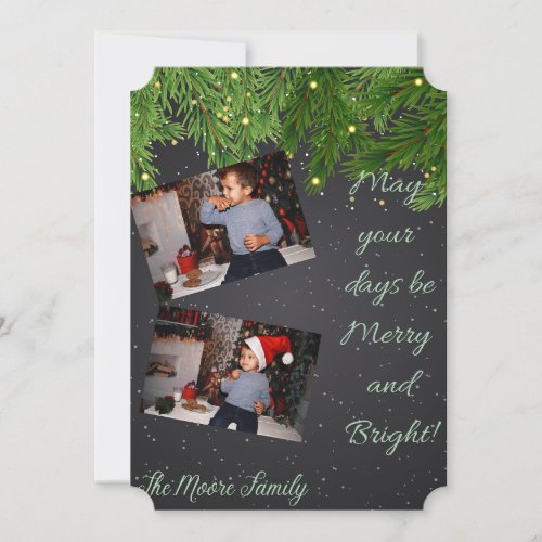 May Your Days be Merry and Bright Holiday Card