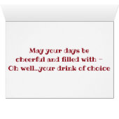 **MAY YOUR DAYS BE MERRY & SO BRIGHT** GNOME STYLE (Inside Horizontal (Bottom))