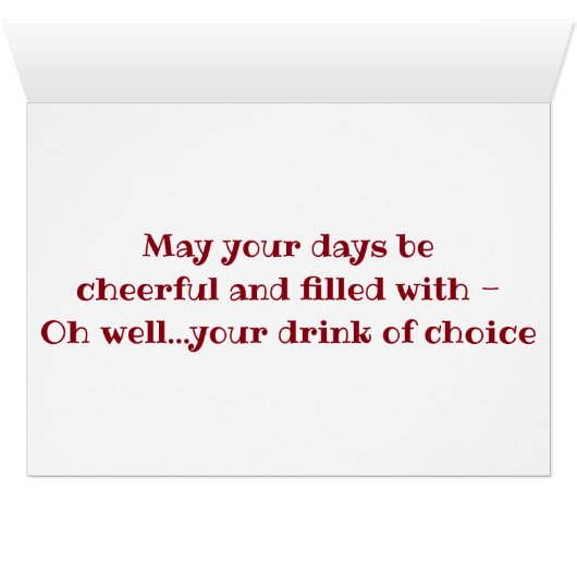 **MAY YOUR DAYS BE MERRY & SO BRIGHT** GNOME STYLE (Inside Horizontal (Bottom))