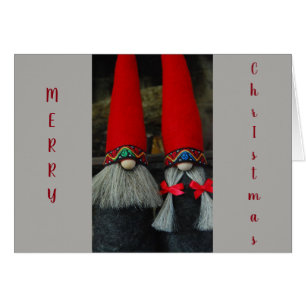 **MAY YOUR DAYS BE MERRY & SO BRIGHT** GNOME STYLE
