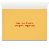 May your dreams bring happiness cards (Inside Horizontal (Bottom))