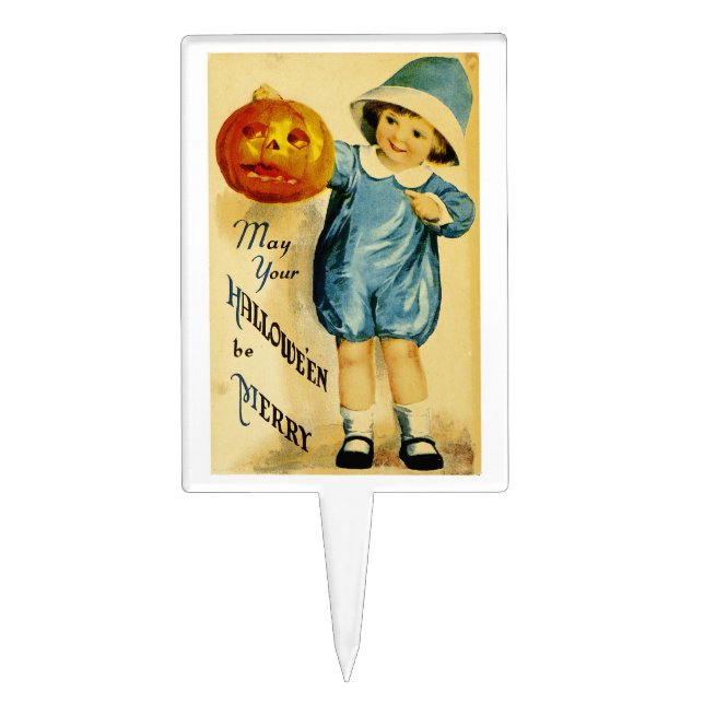 May Your Halloween Be Merry Cake Topper (Front)