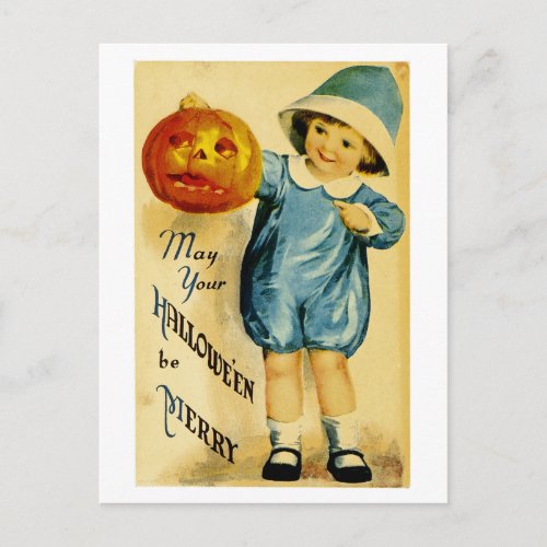 May Your Halloween Be Merry Holiday Postcard