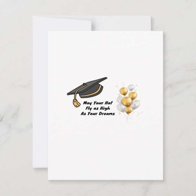 May Your Hat Fly As High As Your Dreams  Holiday Card (Front)
