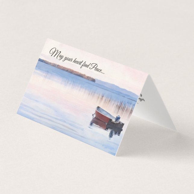 May Your Heart Find Peace/Sympathy Thinking of You (Front)