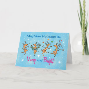 May Your Holidays Be Merry & Bright (Blank Inside) Card