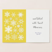May Your Holidays Bee Golden | Customizable Card (Inside)