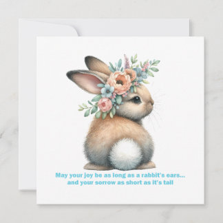 May Your Joy Be As Long As A Rabbit's Ears 