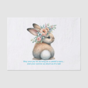 May Your Joy Be As Long As A Rabbit's Ears  Tissue Paper