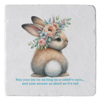 May Your Joy Be As Long As A Rabbit's Ears Trivet