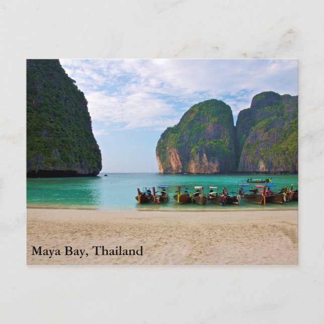 Maya Bay, Thailand Postcard (Front)