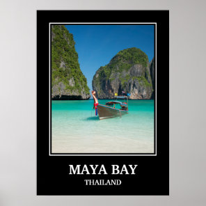 MAYA BAY THAILAND TRAVEL POSTER