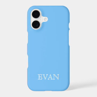 MAYA BLUE Solid Background iPhone X Case