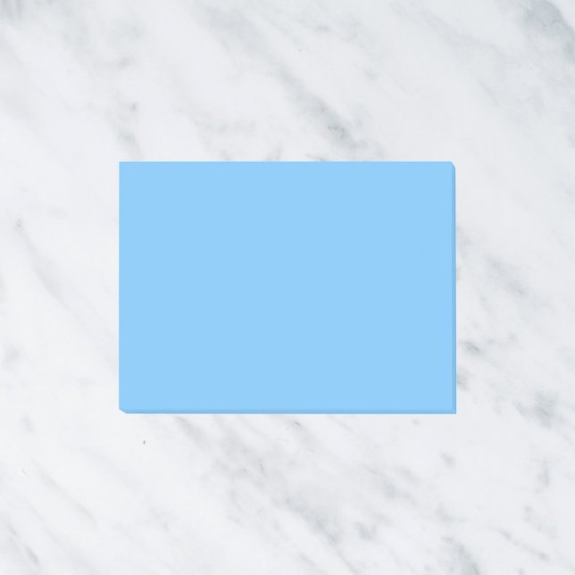 Maya Blue Solid Color Post-it Notes (Creator Uploaded)