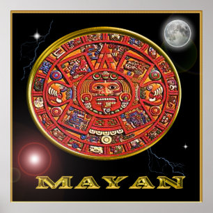 Maya calendar poster
