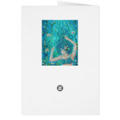 Maya carribean Fantasy Mermaid card By Renee (Back)