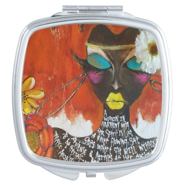 Maya Compact Vanity Mirror (Front)