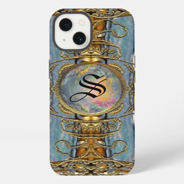 Maya Flond Victorian Monogram Iphone Case (Back)