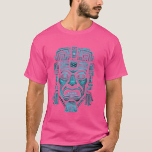 Maya God Mayan Mythology Ancient Mask Hunab Ku T-Shirt