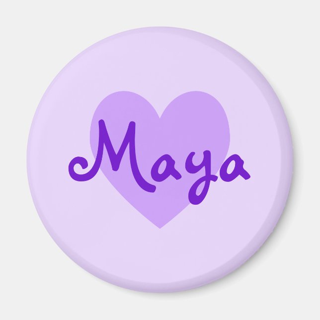 Maya in Purple Magnet (Front)