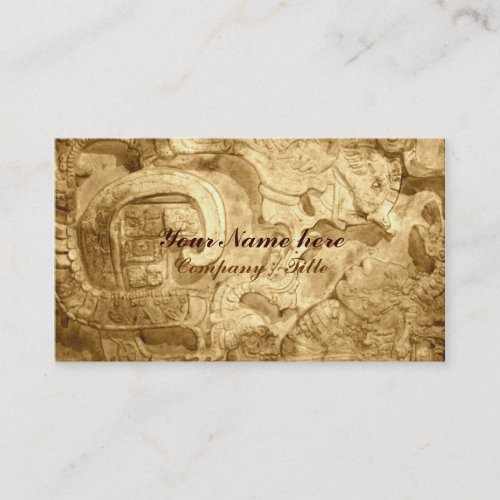 Maya Motif Business Card