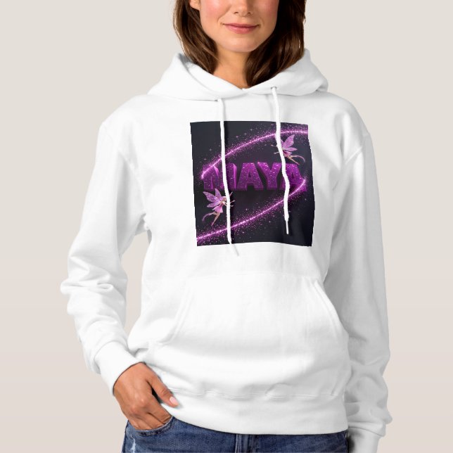 Maya- Personalized Hoodie – Gift for Her (Front)