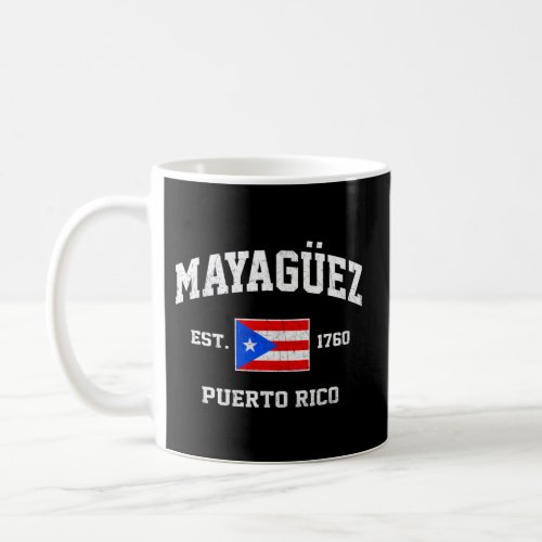 MayagEz Puerto Rico State Athletic Style Coffee Mug
