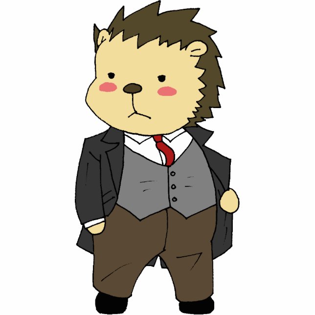 Mayakovsky hedgehog desk statue (Front)