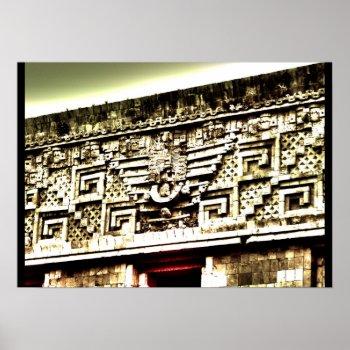 Mayan Architecture Poster by niceartpaintings at Zazzle